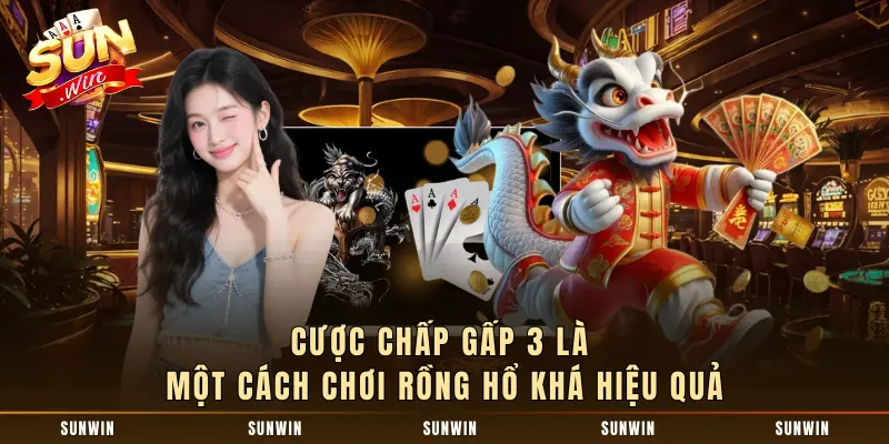 Cược chấp gấp 3 là một cách chơi rồng hổ khá hiệu quả
